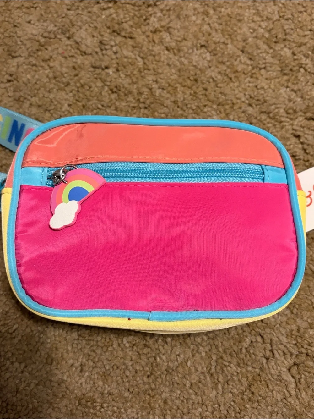 NWT Cat & Jack Pink Rainbow Crossbody Bag